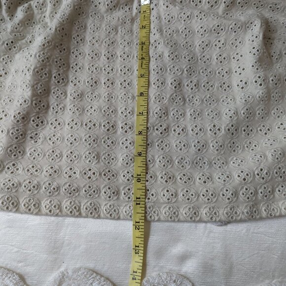 NWT Express eyelet puff sleeve cropped blouse XL - Picture 6 of 7